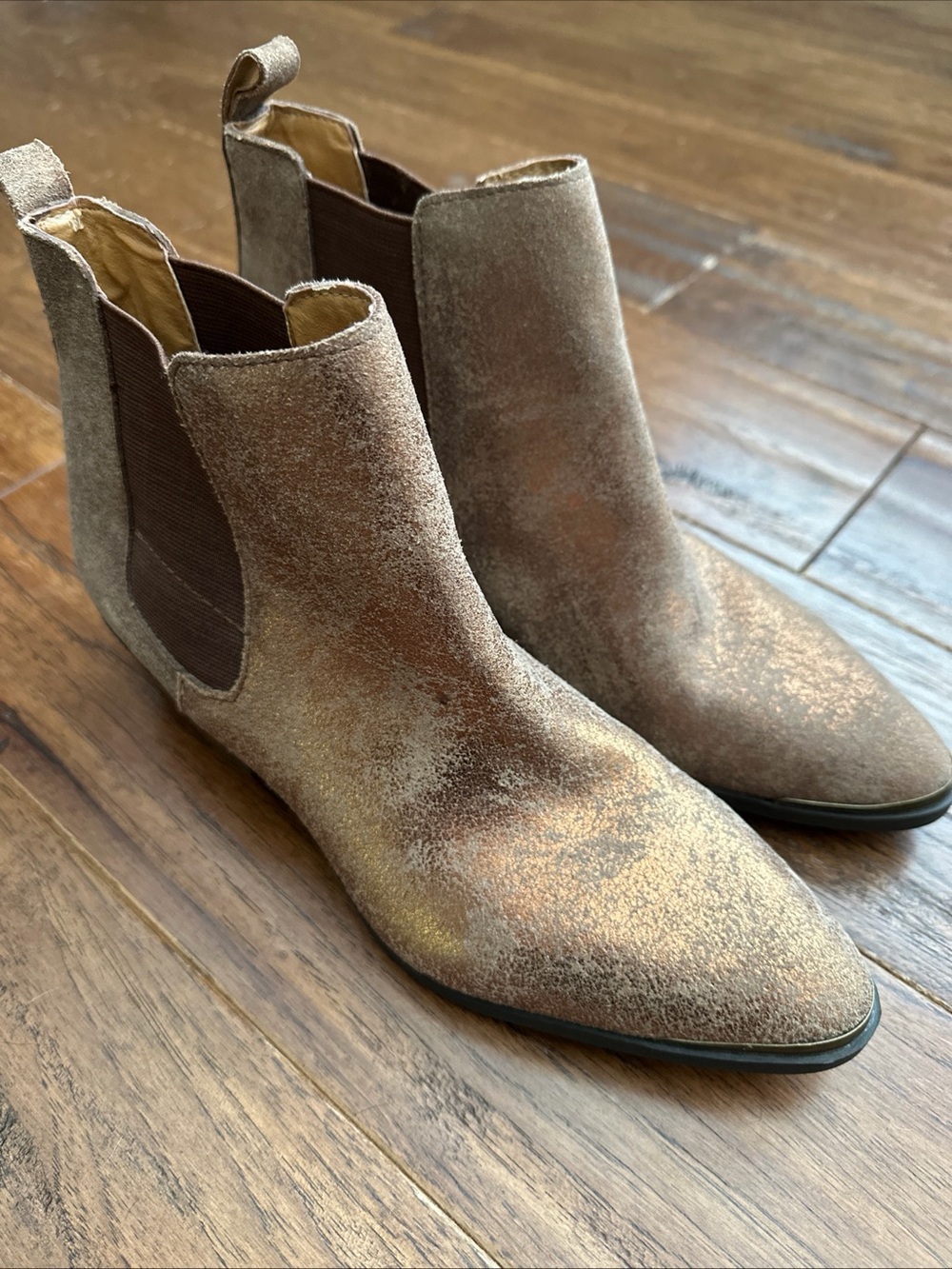 Denim & Supply Ralph Lauren Copper Brown Leather Chelsea Boots 8.5 New Radford
